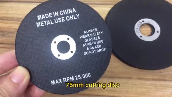 Disco da taglio super sottile 107*1*16 mm nero per metallo, acciaio al carbonio, acciaio legato, acciaio inossidabile e così via